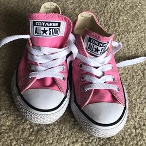 Pink converse kids size 10.5